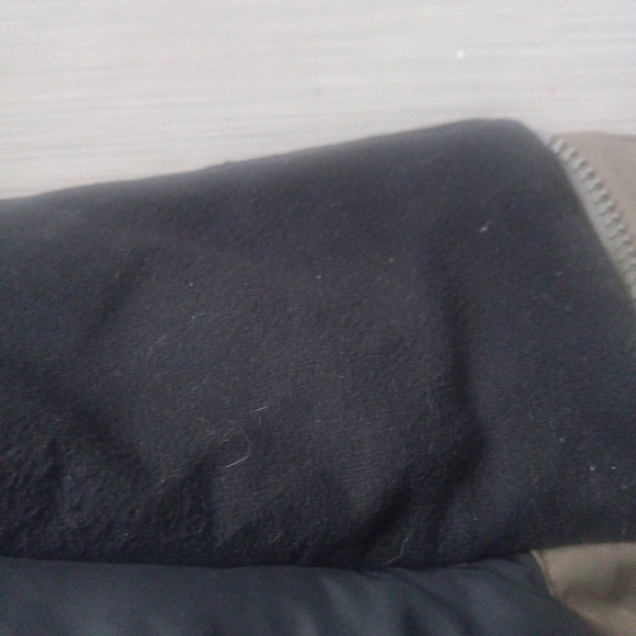 LL Bean Warm-up Jacket Fleece Lined Full Zip Mens Size Large Brown - Picture 5 of 10